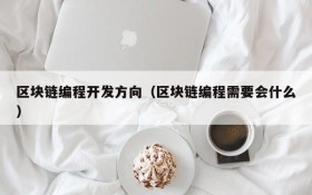 区块链编程开发方向(区块链编程需要会什么)