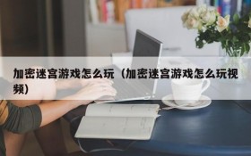 加密迷宫游戏怎么玩(加密迷宫游戏怎么玩视频)