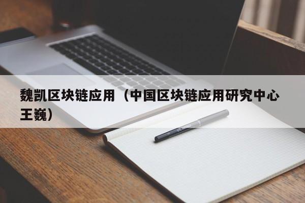 魏凯区块链应用（中国区块链应用研究中心 王巍）